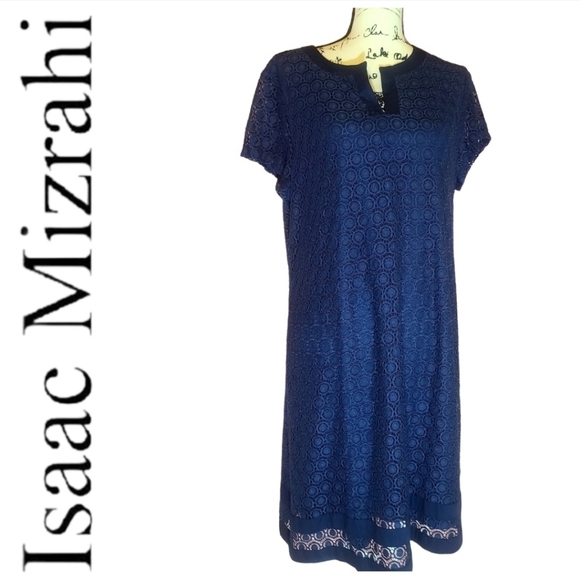 🏅Perfect Isaac Mizrahi Live! Midi Dress - Picture 1 of 7